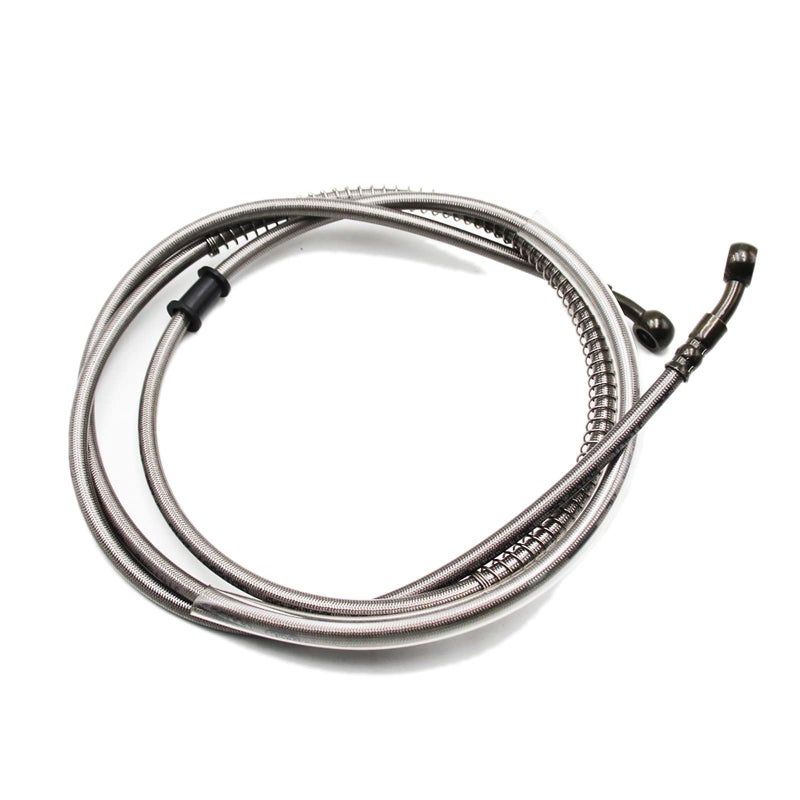 PRO BAT Braided Hydraulic Brake Hose Line Pipeline For Chinese GY6 Scooter ATV Dirt Bike Go Kart 10mm Banjo Ends (70''/175cm) - Image 3